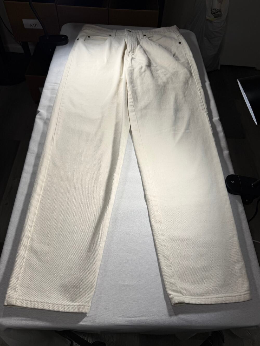 Vintage Express Rider White Carpenter Jeans 34x34 Wide Leg